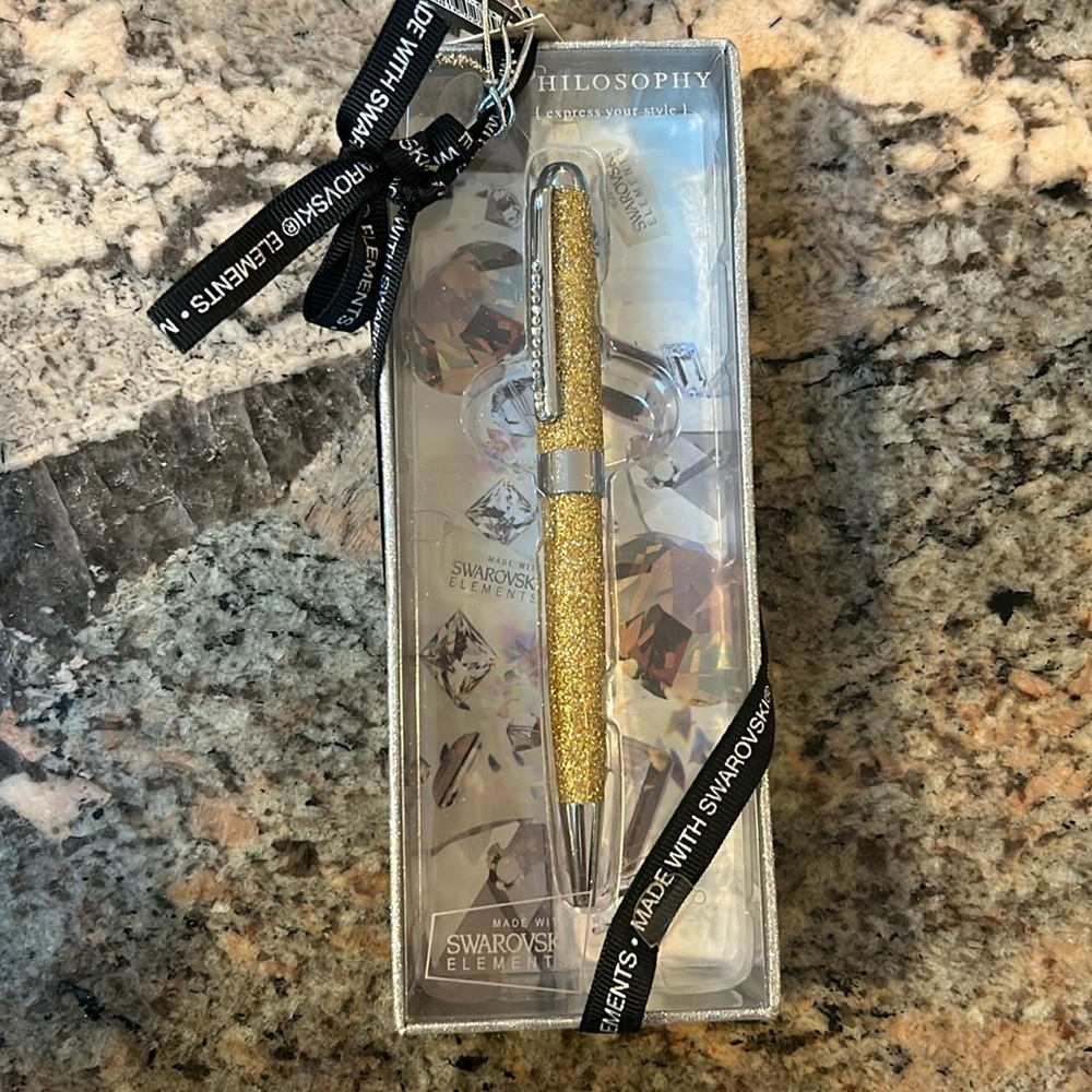 Swarovski Gold Glitter Pen